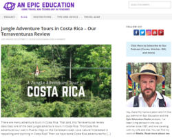 Blog Post Family Travel is An Epic Education Travel with Kids
