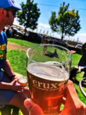 Craft Brewery Pint at Crux Brewing Bend Oregon 3