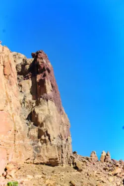 Hikers on Misery Ridge Trail Smith Rock State Park Terrabonne Oregon 1