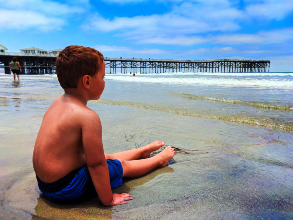 Taylor Family at Pacific Beach Pier San Diego California 2
