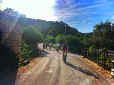 Chris Taylor riding bikes Mljet National Park Polace Pride Sailing Holidays Isle of Mljet Croatia 1
