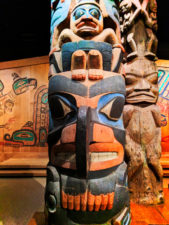 First Nationals totem poles at Royal BC Museum Victoria BC 2