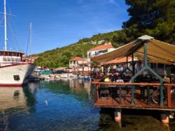 Port of Polace on the Isle of Miljet Croatia 1