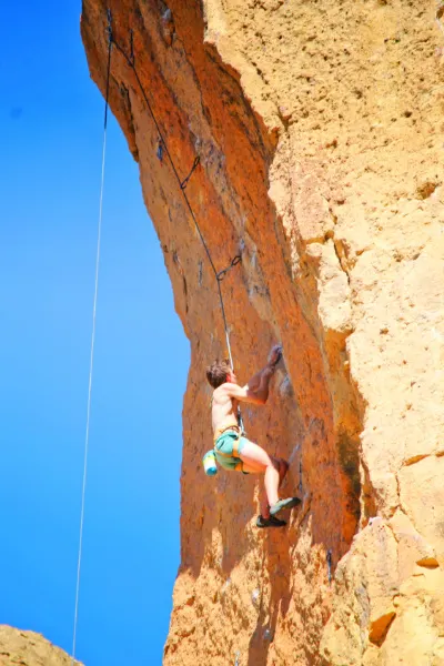 Rock Climbers in Smith Rock State Park Terrabonne Oregon 14