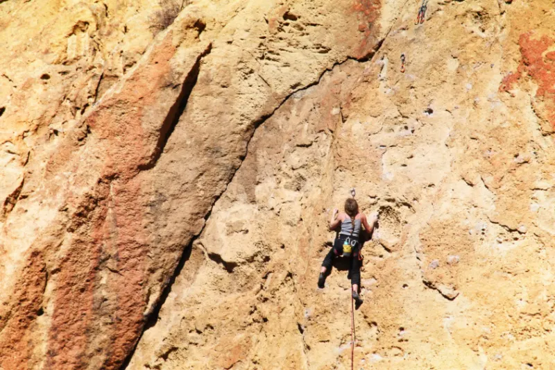 Rock Climbers in Smith Rock State Park Terrabonne Oregon 8