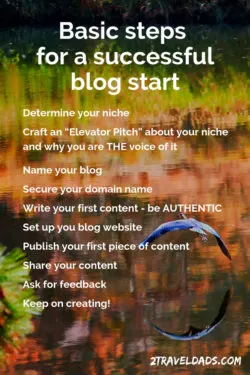 How to start blogging by finding your niche and unique voice, creating your first content and early stages of blog growth.