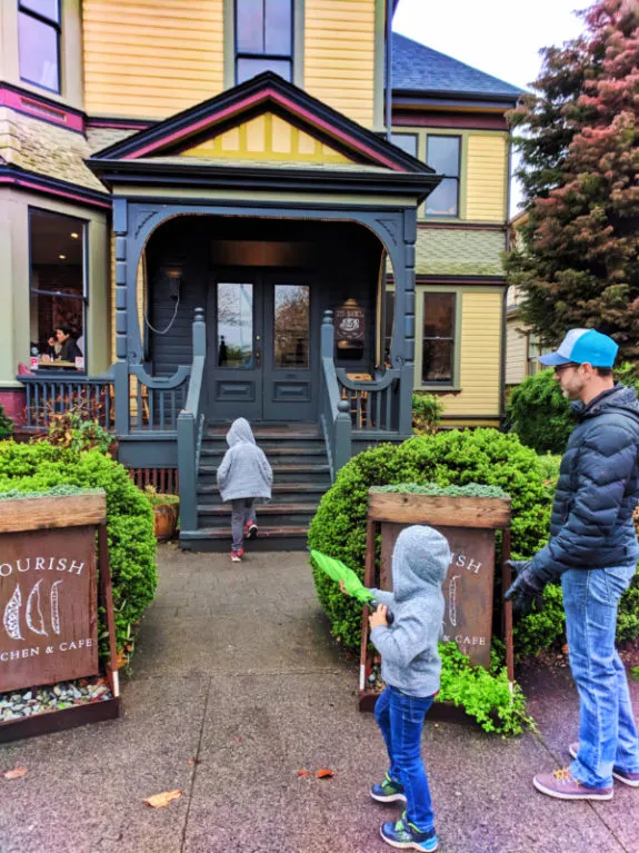 Taylor Family at Nourish Cafe Victoria BC 1