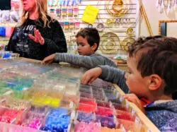 Taylor Family in Bead World Market Square Victoria BC 3