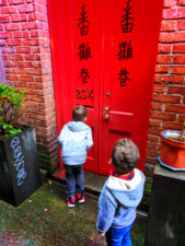 Taylor Family in Fantan Alley Chinatown Victoria BC 2