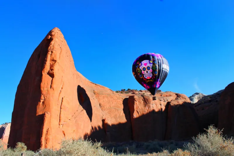 Candy Skull Hot Air Ballooning Gallup NM 2