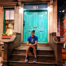 Rob Taylor at Sesame Street steps Strong Museum of Play Rochester NY 1