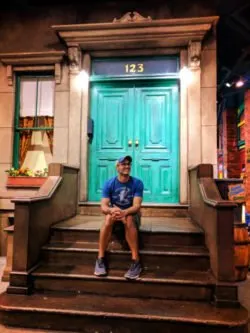 Rob Taylor at Sesame Street steps Strong Museum of Play Rochester NY 1