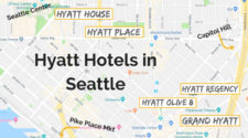 Seattle Hyatt Locations map