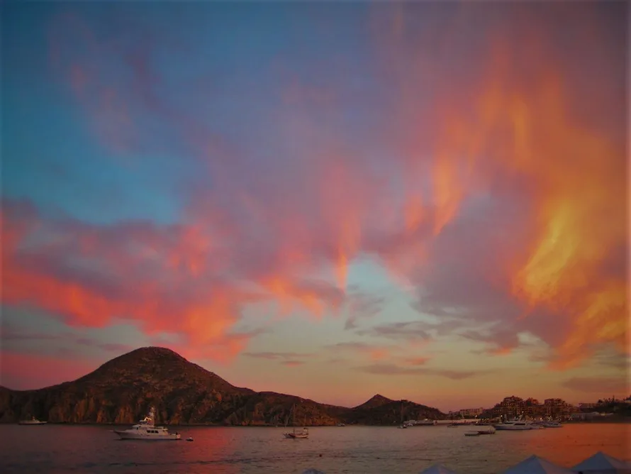 Sunset at Playa Medano Cabo San Lucas