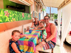 Taylor Family at Cafe de Ciudad Cabo San Lucas 2
