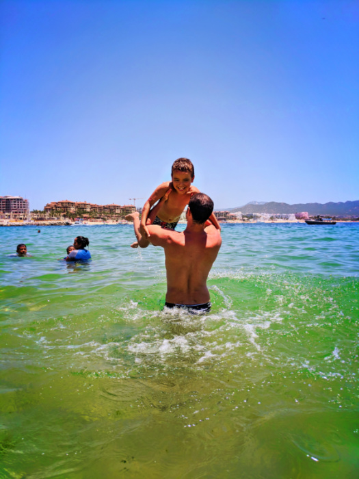 Taylor Family at Cannery Beach Cabo San Lucas 2