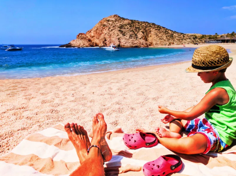 Taylor Family at Playa Santa Maria Cabo San Lucas Mexico 4