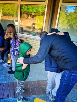 Taylor Family first day of public school 1