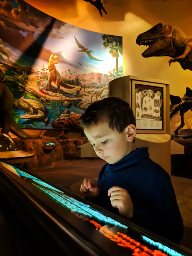 Taylor Family in Walk Through Time at Fernbank Museum of Natural History Atlanta 3