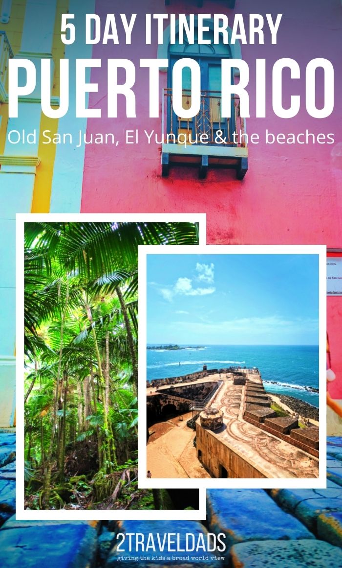 Perfect 5 day Puerto Rico itinerary for visiting Old San Juan, El Yunque National Rainforest and incredible beaches. Where to stay and things to do in Puerto Rico for an easy, amazing Caribbean trip