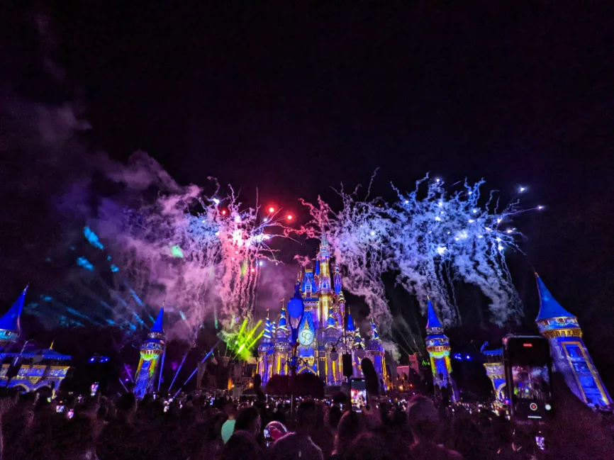 50th Anniversary Fireworks at Magic Kingdom Walt Disney World Orlando 1