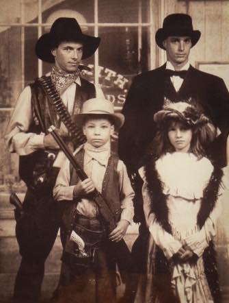 Old West Family Photo, 1980s - courtesy of Michael Lowrimore