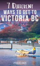 Answers for how to get to Victoria BC, because there are seven different ways to get to Vancouver Island. Podcast episode breaks down the travel options to visit Victoria.