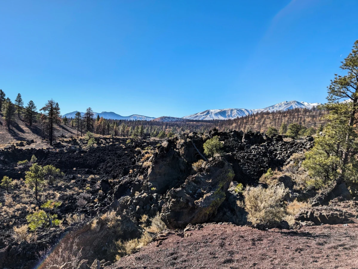 Aa Lava Flow at Sunset Crater National Monument Arizona 1