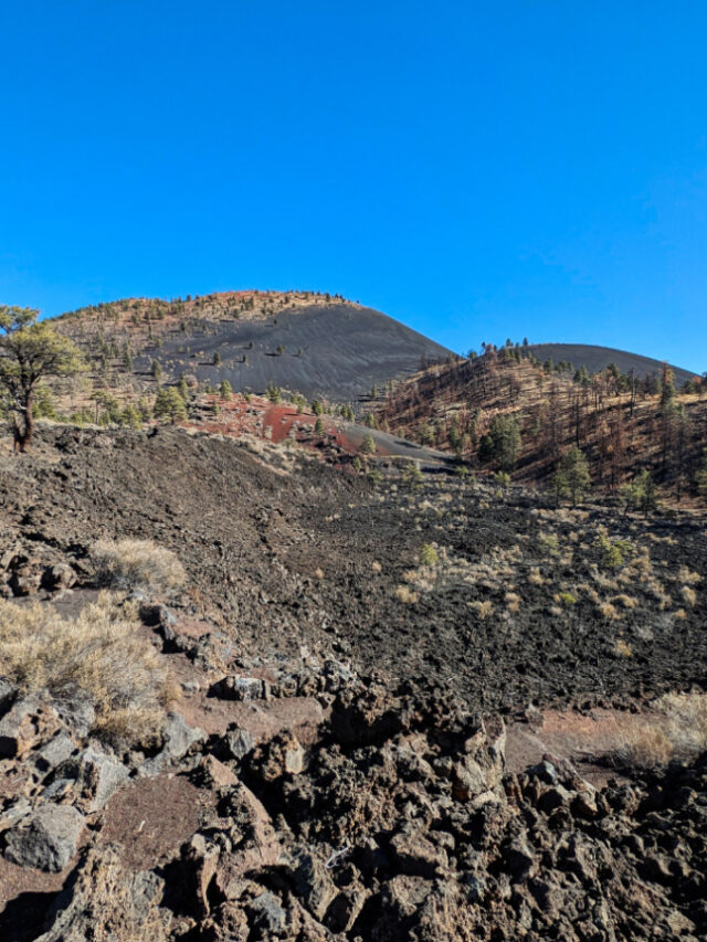 Aa Lava Flow at Sunset Crater National Monument Arizona 2
