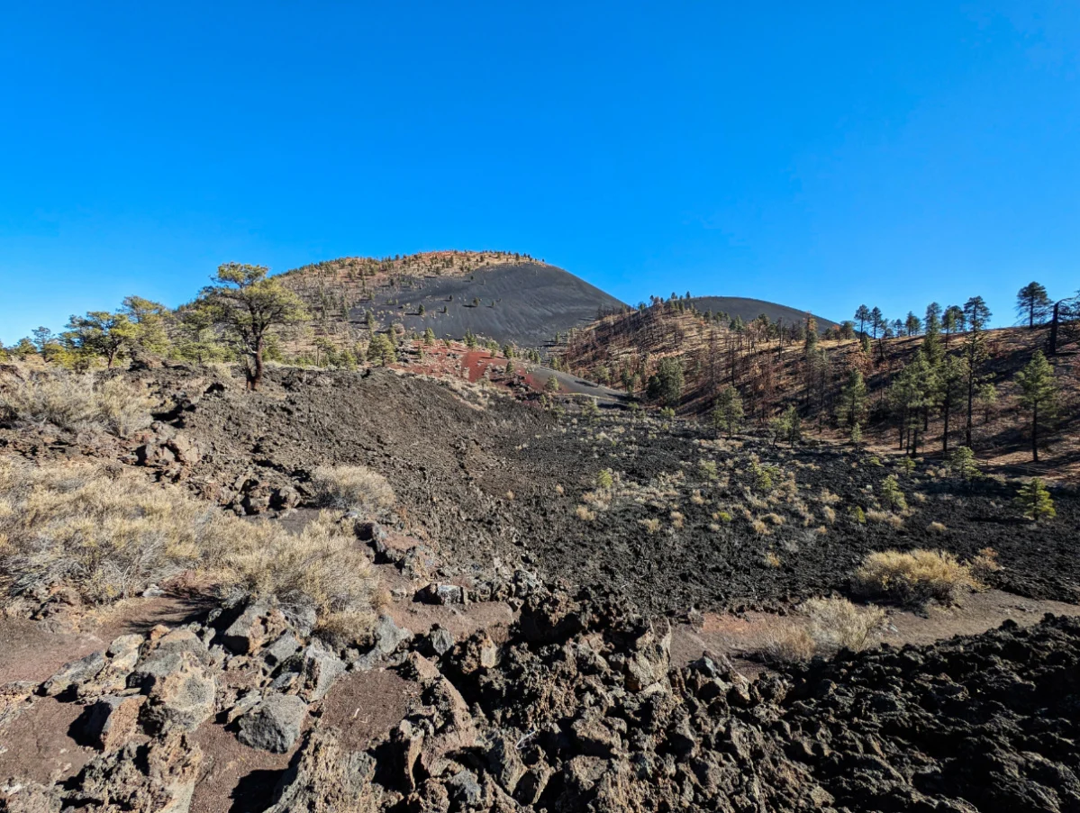 Aa Lava Flow at Sunset Crater National Monument Arizona 2