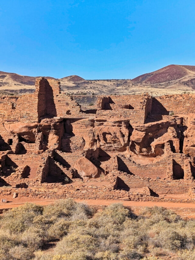 Anasazi Pueblo Ruins at Wupatki National Monument Arizona 11