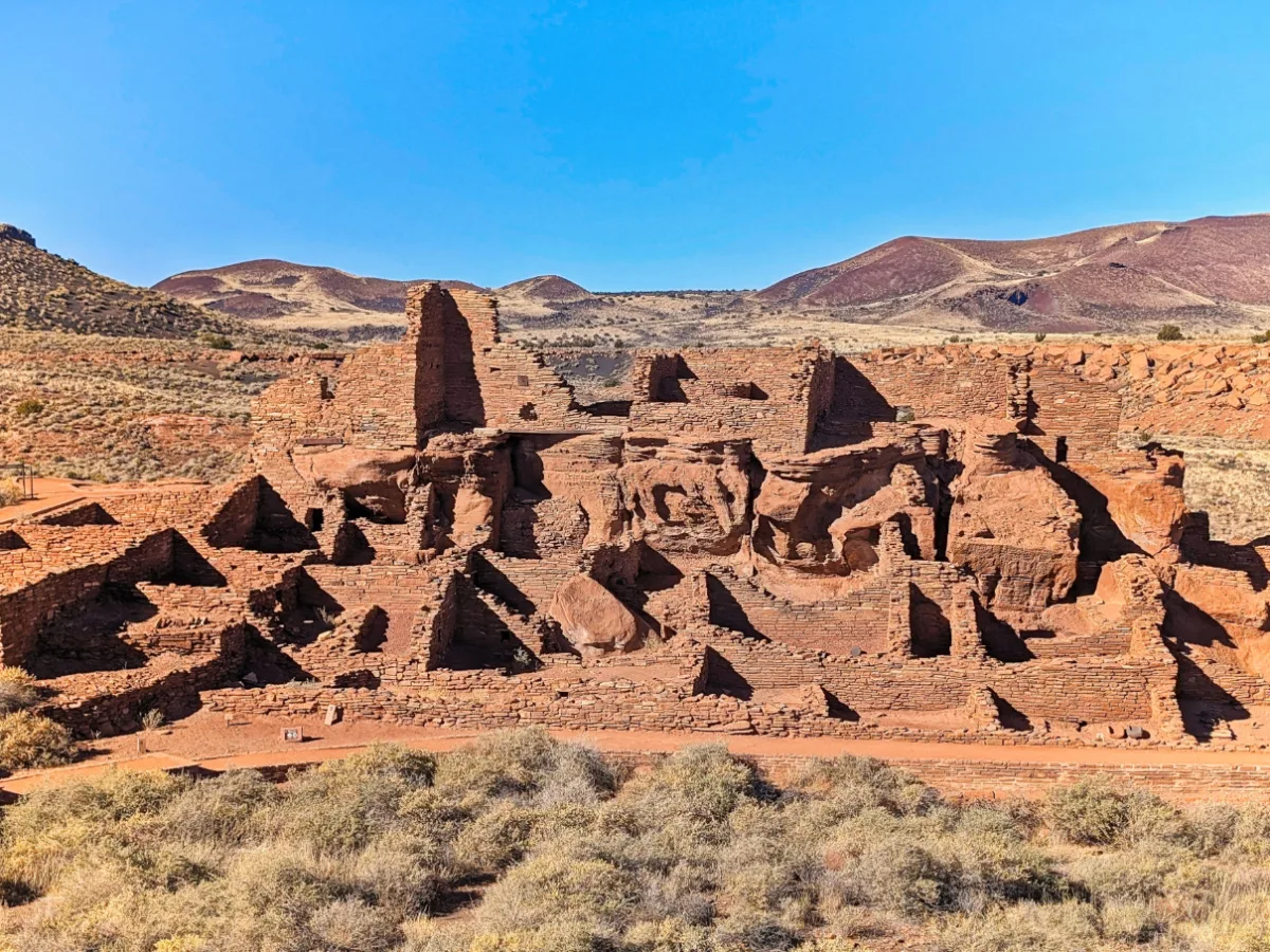 Anasazi Pueblo Ruins at Wupatki National Monument Arizona 11