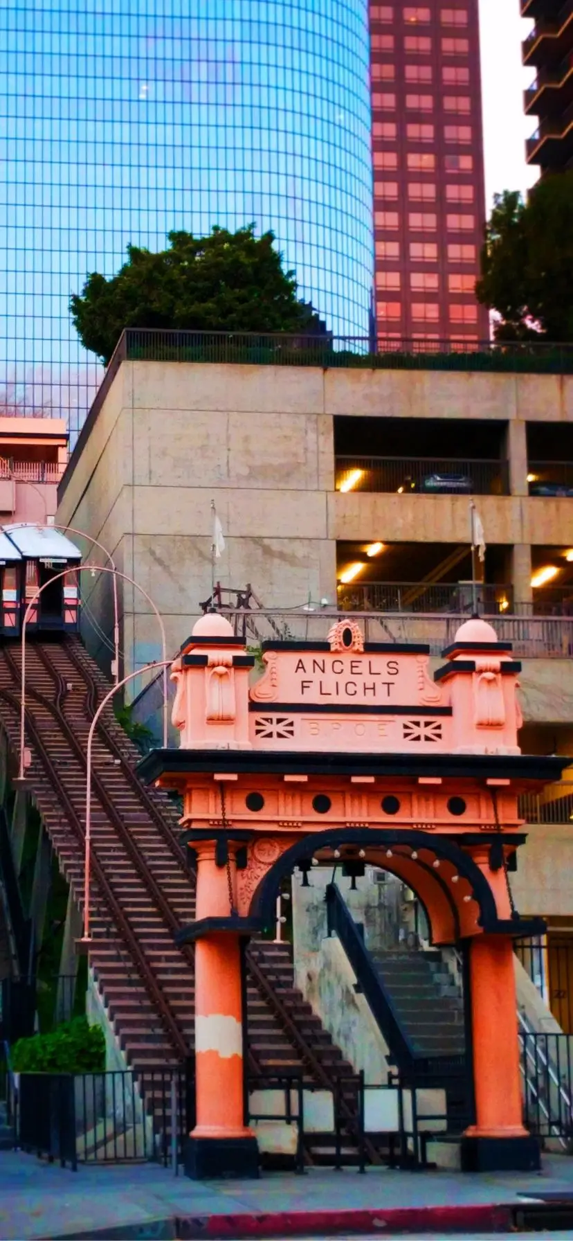 Angels Flight Log Angeles California Coast Road Trip