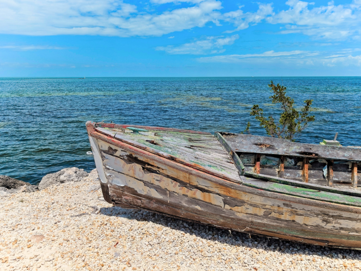Antique Boat at Crane Point Hammock Preserve Marathon Florida Keys 1