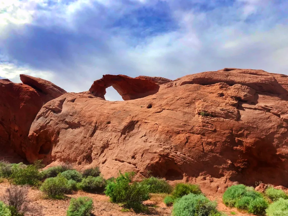 Arch Rock at Valley of Fire State Park Las Vegas Nevada 1
