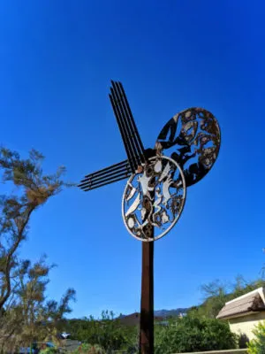 Art at Visitor Center Joshua Tree National Park California 1