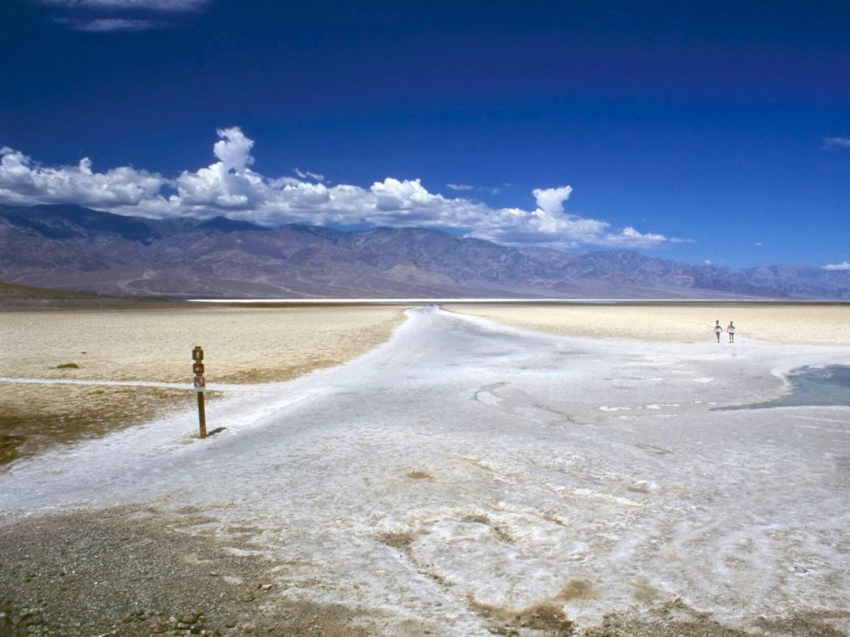 Badwater Basin in Death Valley National Park California