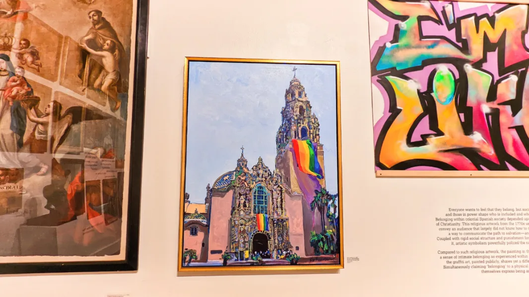 Balboa Park Pride Painting in San Diego History Museum Balboa Park 2