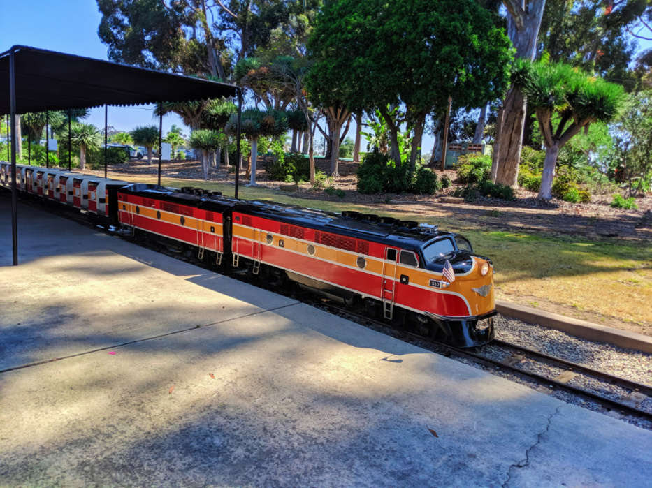 Balboa Park Railroad depot childrens railroad San Diego California 2