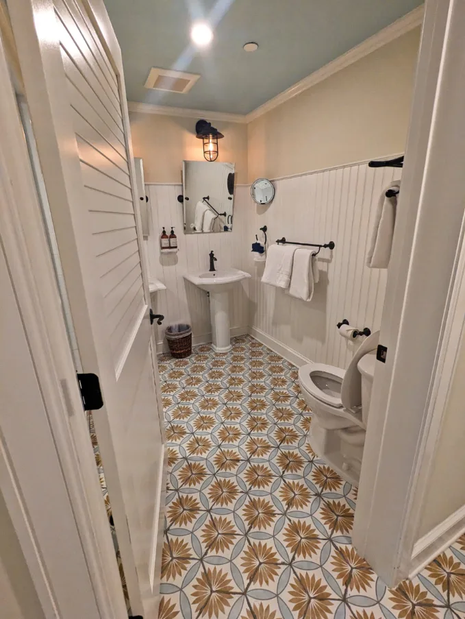 Bathroom in Standard Room at Grassy Flats Resort Grassy Key Marathon Florida Keys 1