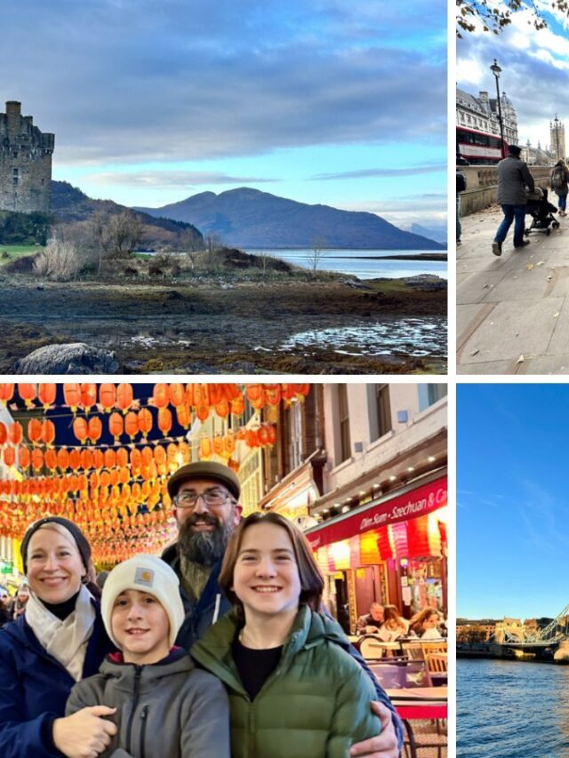 Batzel Family on UK International Family Travel Trip