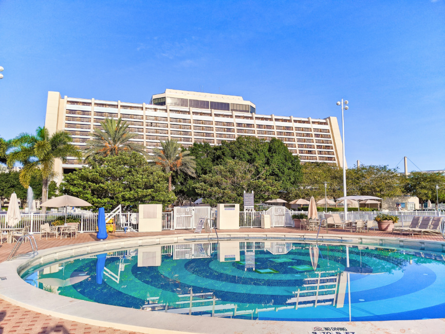 Bay Lake Pool at Disneys Contemporary Resort Walt Disney World Orlando 2