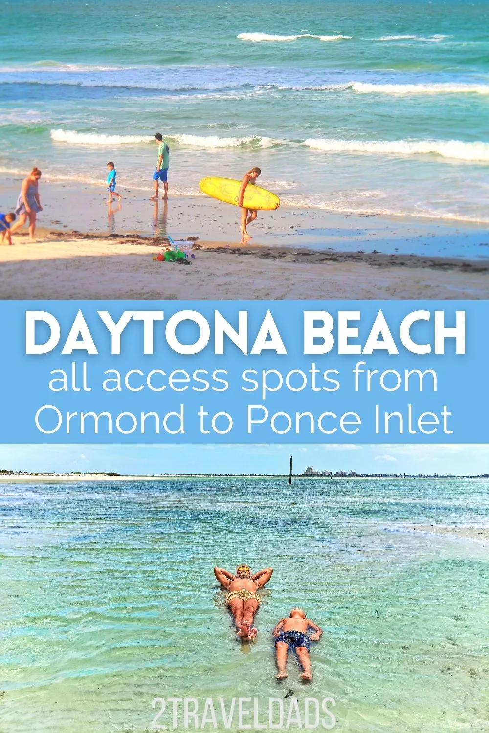Where can you get onto the beach in Daytona easily? List of beach access points, parking areas and beach boardwalks in Daytona, Volusia County, Florida.