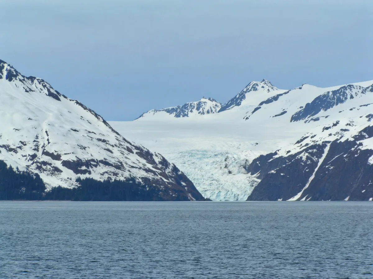 Bear Glacier from the Water in Kenai Fjords National Park Alaska