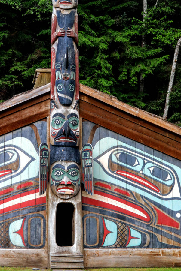 Beaver Clan House at Totem Bight State Park Ketchikan Alaska 1
