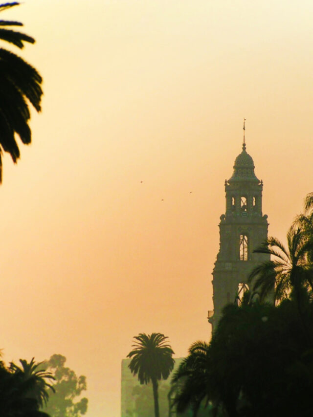 Balboa Park in Golden Hour San Diego California