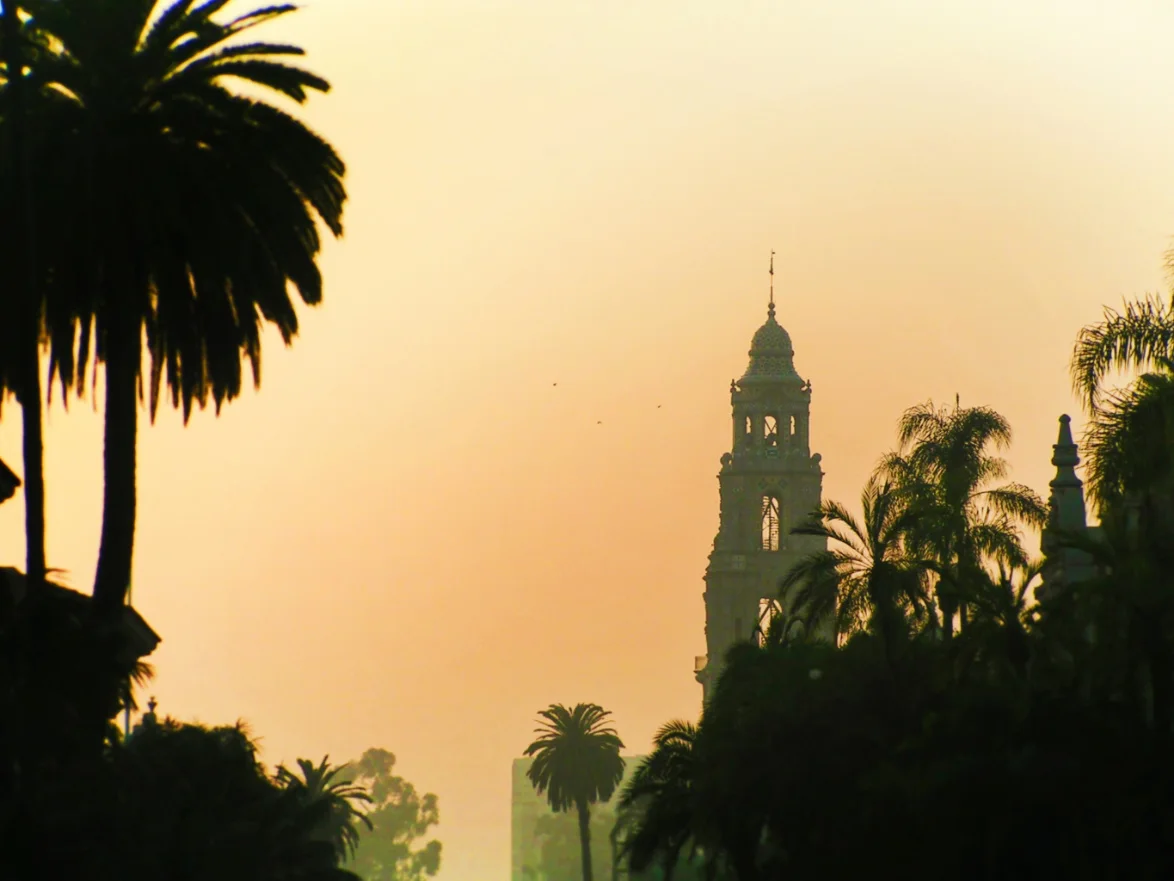 Balboa Park in Golden Hour San Diego California