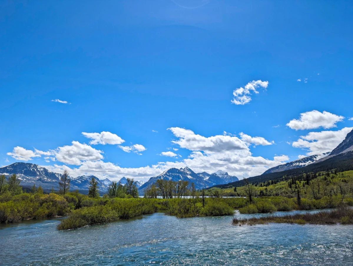 Belly River at Chief Mountain Glacier National Park Montana 1