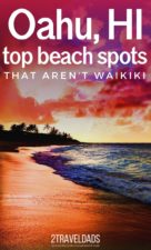 These are the best beaches on Oahu that AREN'T Waikiki, perfect with kids. Recommendations for snorkeling and boat tours around Oahu. #hawaii #oahu #familytravel
