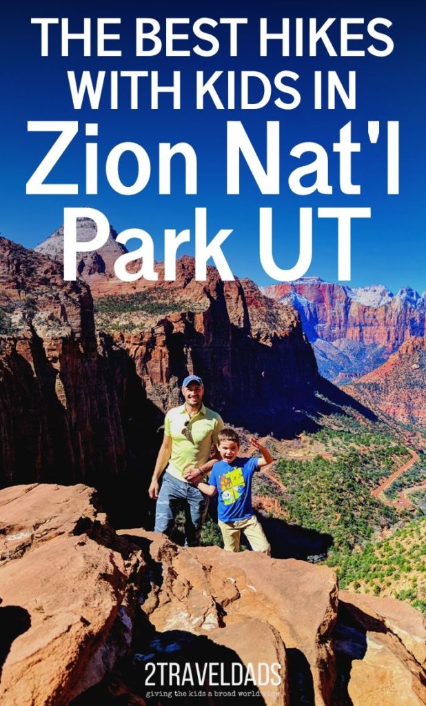 The best kid friendly hiking in Zion National Park ranges from paved trails to epic views. Top recommendations and hiking tips for Zion. #hiking #Utah #NationalPark